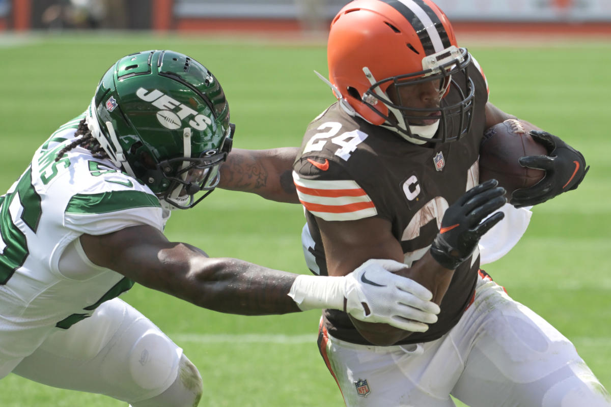 Nick Chubb is the NFL's best running back in Madden 24