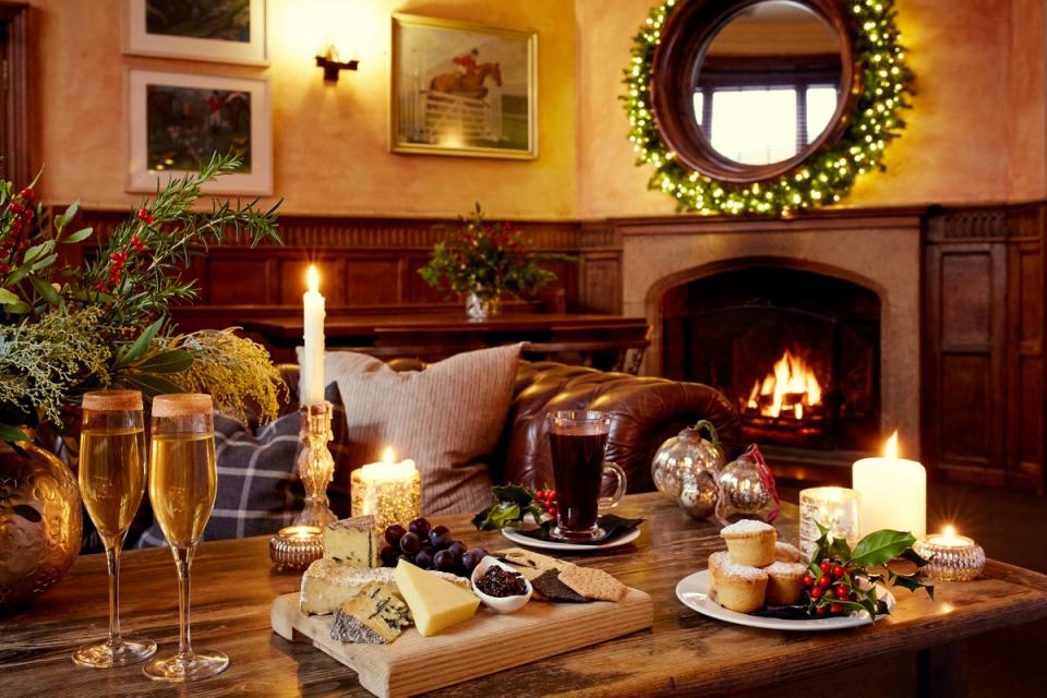 Head to Abergavenny for The Angel’s mince pie and mulled wine offerings (The Angel Hotel)