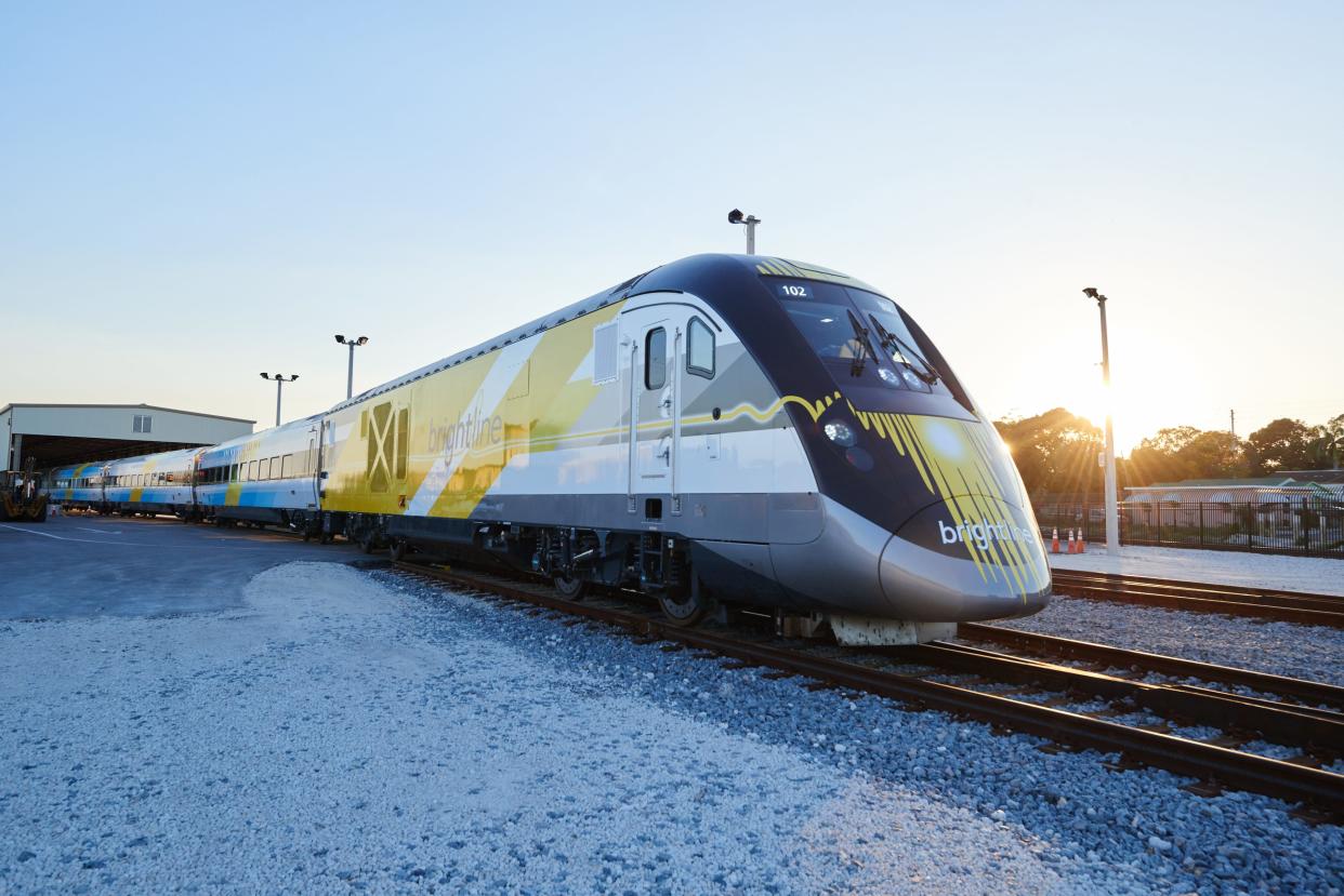The Orlando station for Brightline, a high-speed intercity rail, was unveiled in April 2023.
