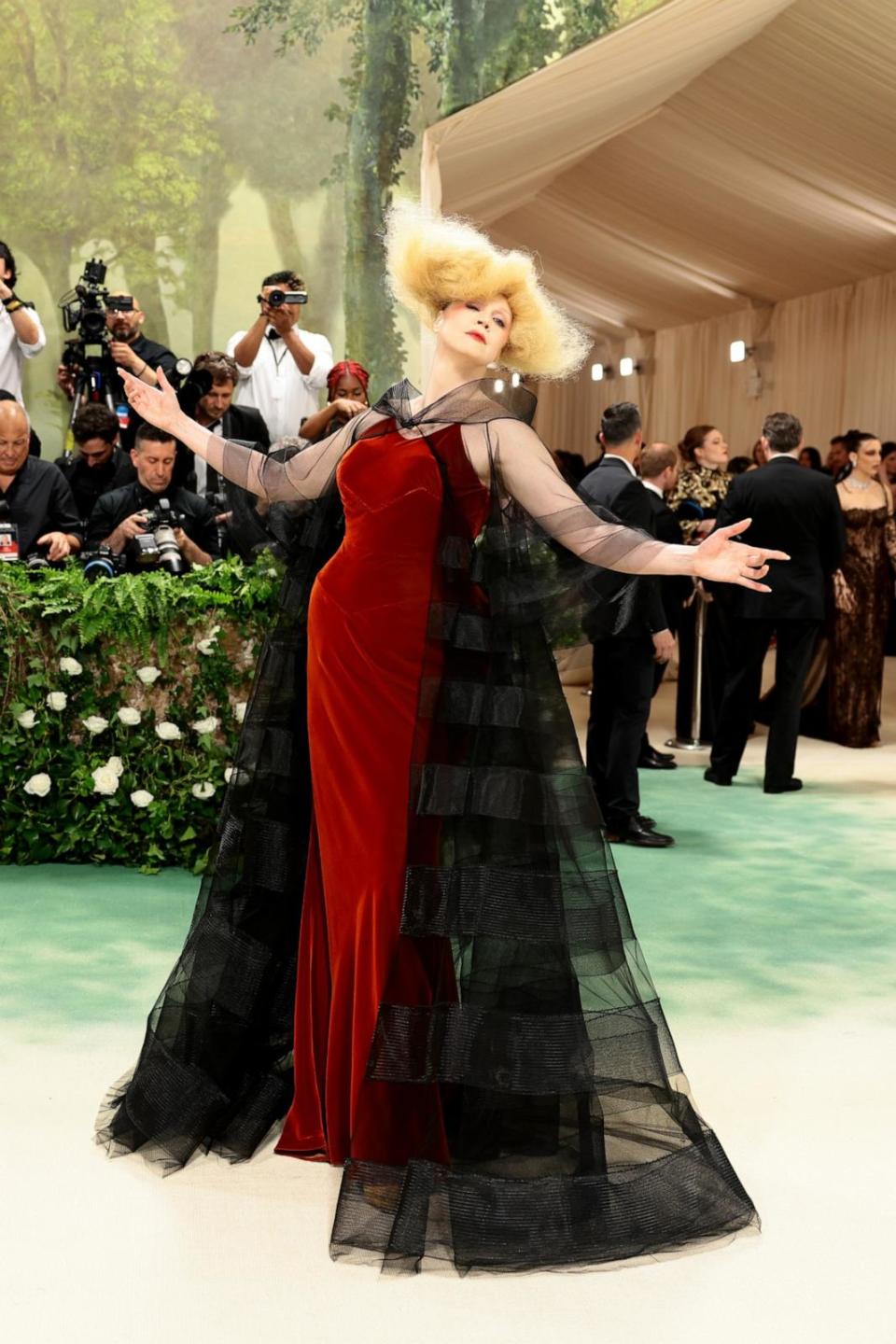 PHOTO: Gwendoline Christie attends The 2024 Met Gala Celebrating 'Sleeping Beauties: Reawakening Fashion' at The Metropolitan Museum of Art on May 06, 2024 in New York City. (Dimitrios Kambouris/Getty Images)