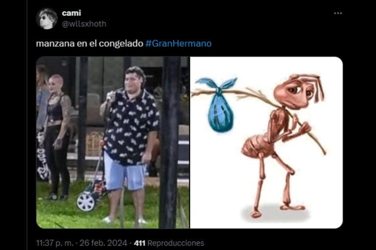 Estallaron los memes por Manzana (Captura video)