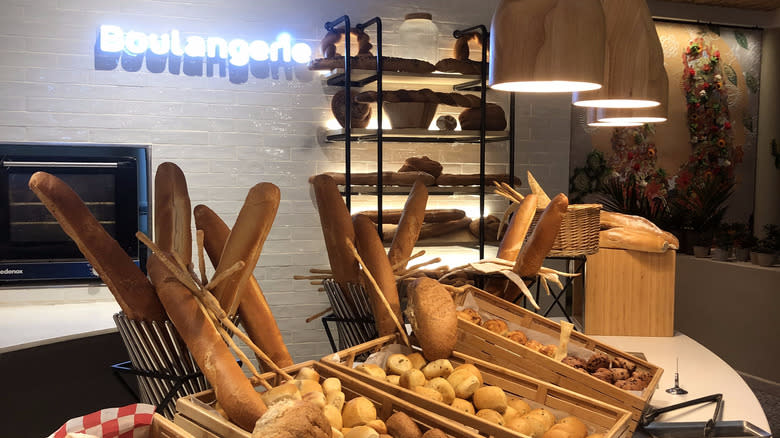 Club Med's bread station