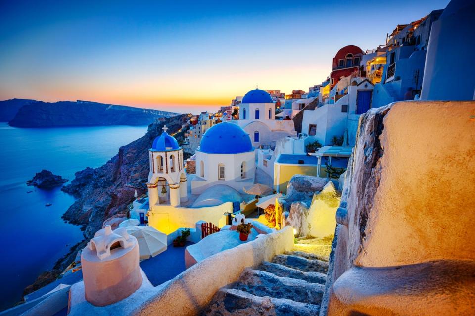 Oia, a cliff-clinging village on Santorini (Getty Images)