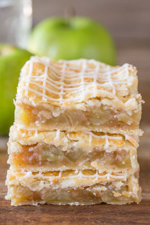 Iced Apple Pie Bars