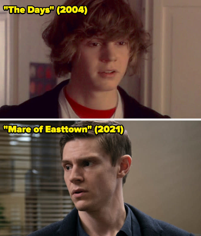 Then: He played Cooper Days on the short-lived series The Days.Now: He won the Emmy for Outstanding Supporting Actor in a Limited Series or Movie for his portrayal of detective Colin Zabel on Mare of Easttown.