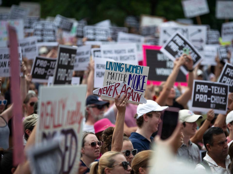 Texas abortion rights rally