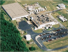 The Halocarbon plant in North Augusta, S.C., is seen in this aerial photo from 2003.