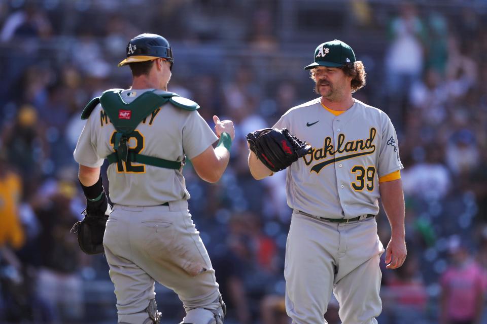 Andrew Chafin has a mustache that would make the Oakland Athletics of the 1970s proud.