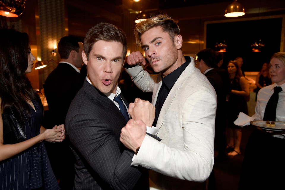 How come we never noticed that Zac Efron and Adam DeVine always take the most bonkers photos?