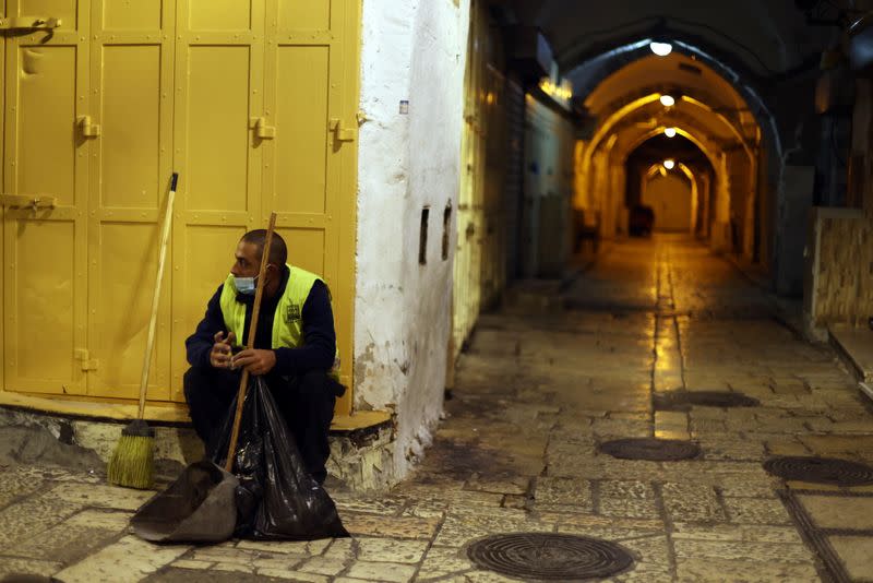 Pandemic brings dark times to Jerusalem's Old City