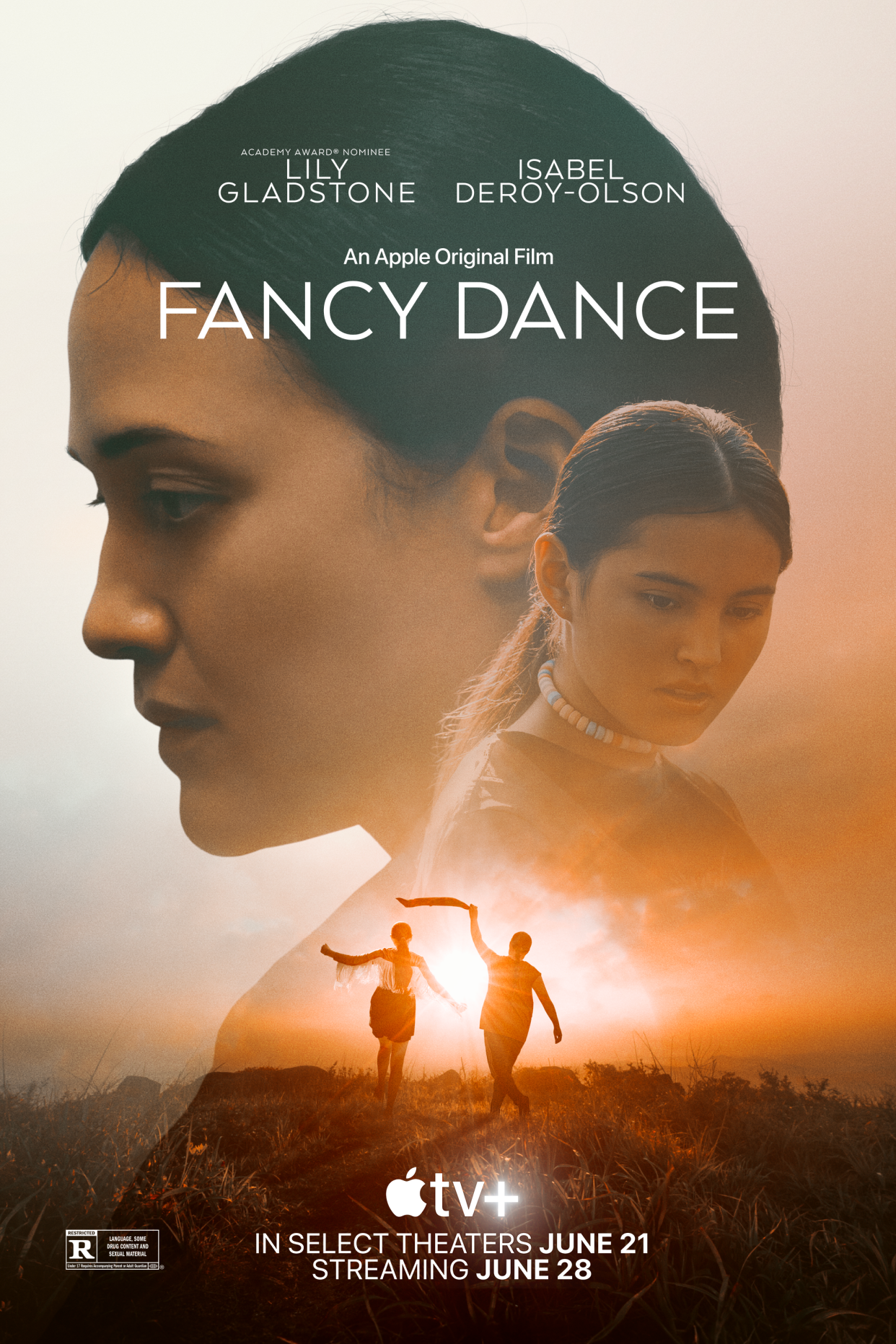 Lily Gladstone, left, and Isabel Deroy-Olson are featured in the poster for the Oklahoma-made movie "Fancy Dance."