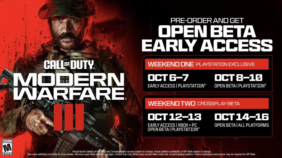 Modern Warfare 3 beta release date and how to get access