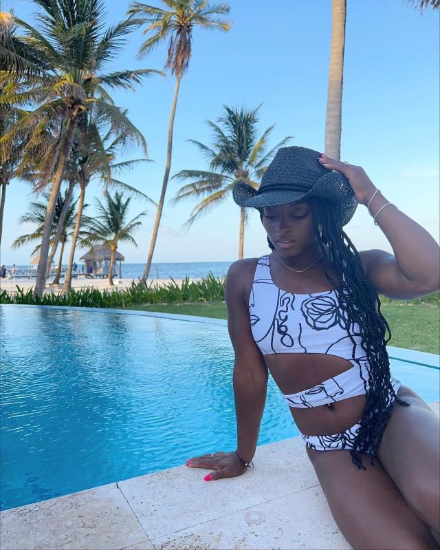 Simone Biles Has 'Wifestyle' in Mini-Moon Bikini Pic