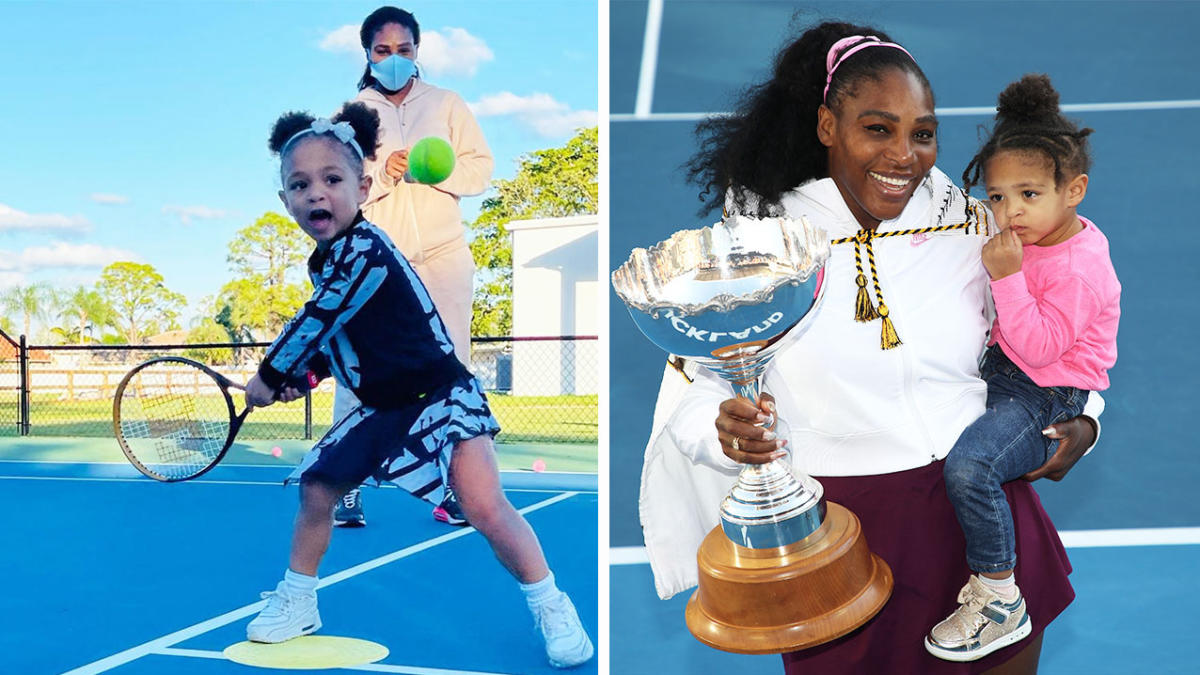 Like mother, like daughter: See Serena's daughter playing tennis - ABC News