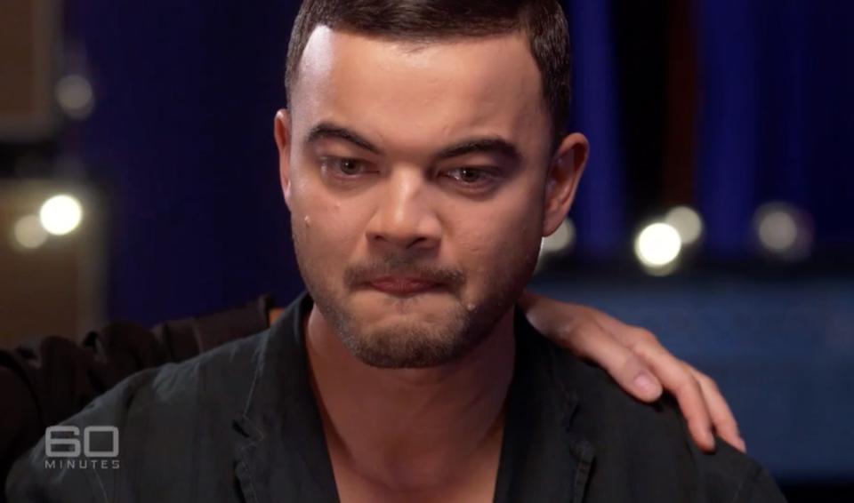 Guy Sebastian from The Voice breaks down during 60 minutes interview