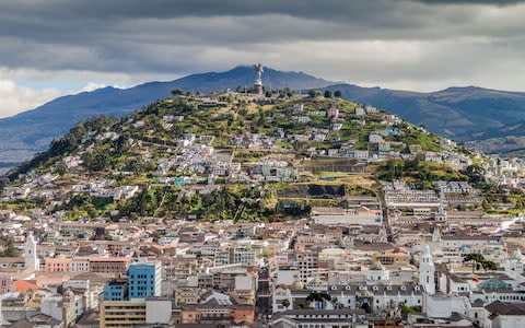 Quito is the second highest capital city in the world - Credit: Matyas Rehak - Fotolia