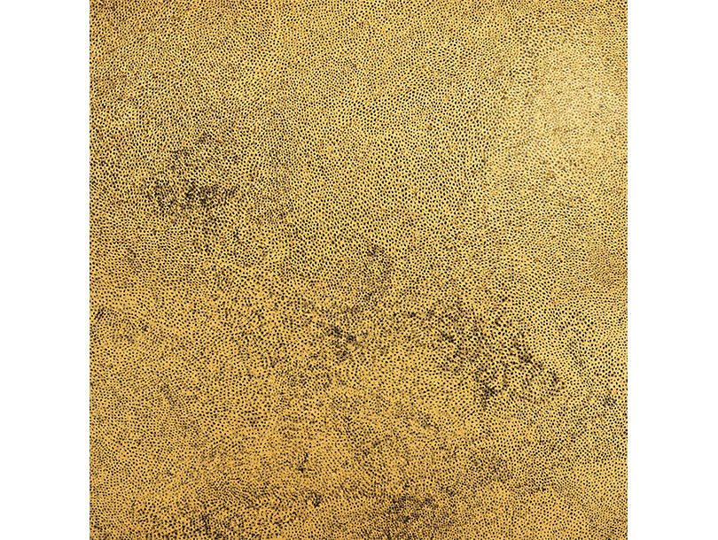 草間彌生《無限金網》壓克力彩畫布，145.5 × 145.5cm，2015年作 | 估價：HK$ 12,000,000 - 22,000,000