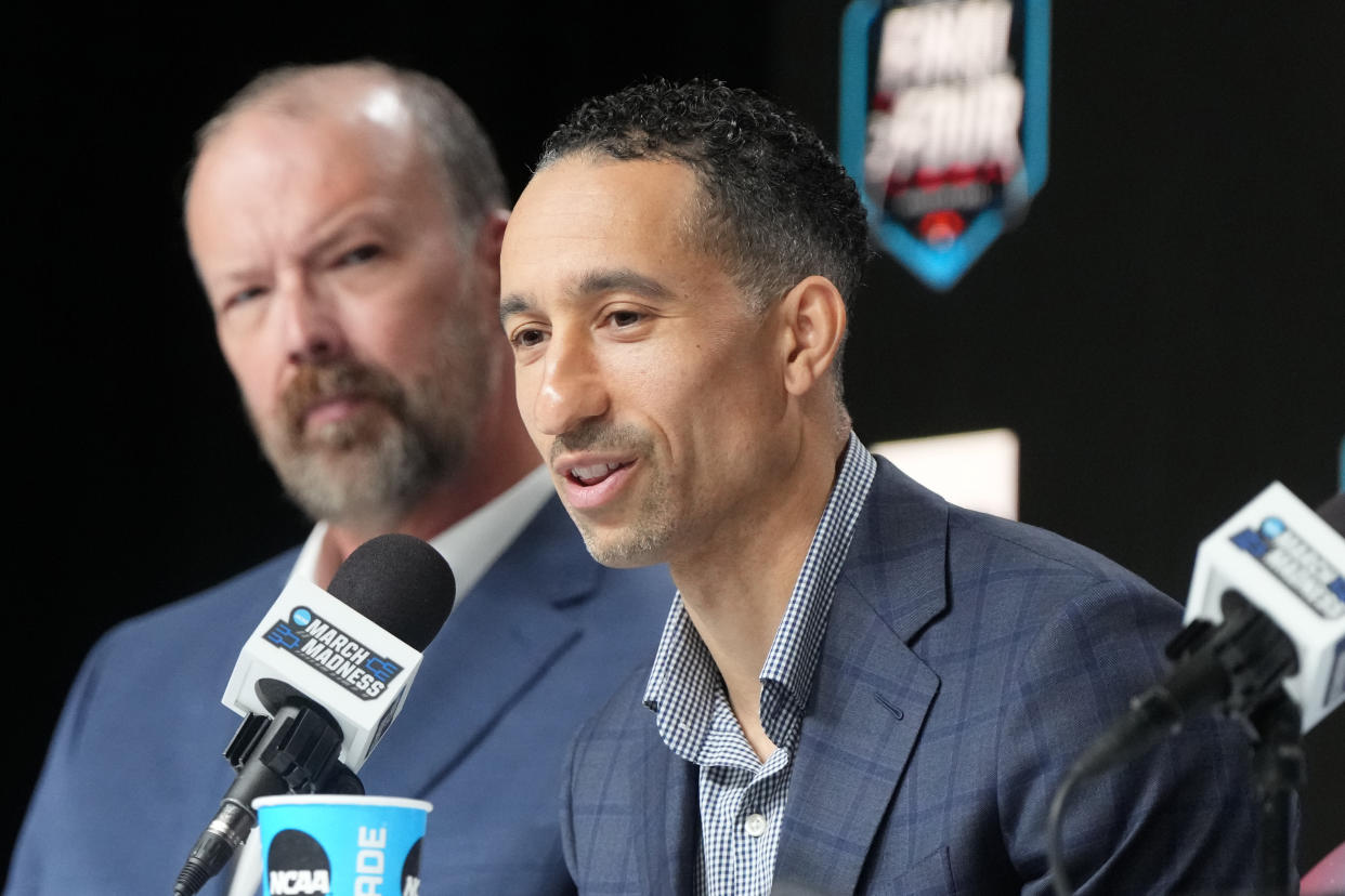 Marquette's Shaka Smart won the Associated Press Coach of the Year award last season. (Mitchell Layton/Getty Images)