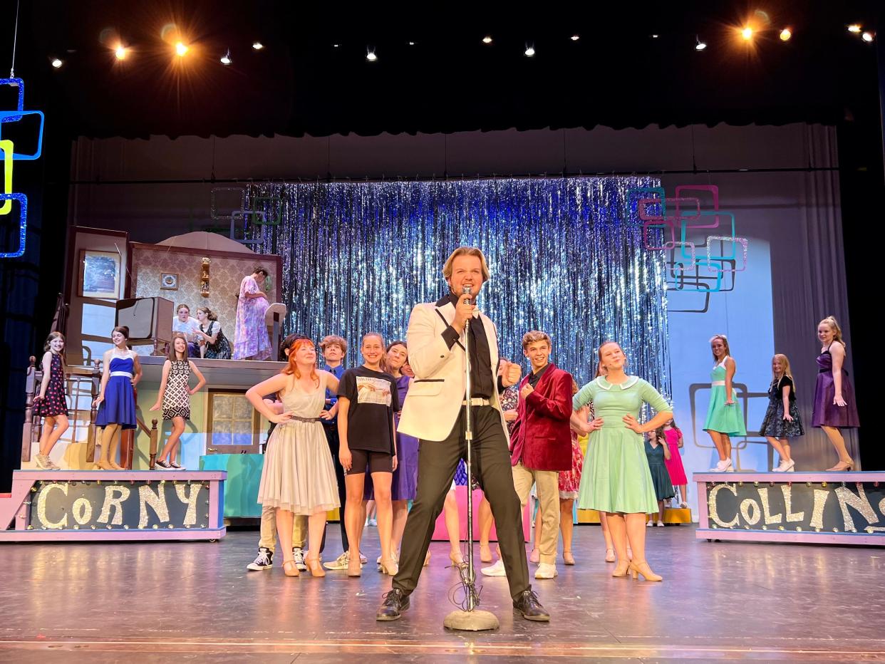 The San Angelo Broadway Academy rehearses for its presentation of Hairspray on May 13-15 at Murphey Performance Hall.