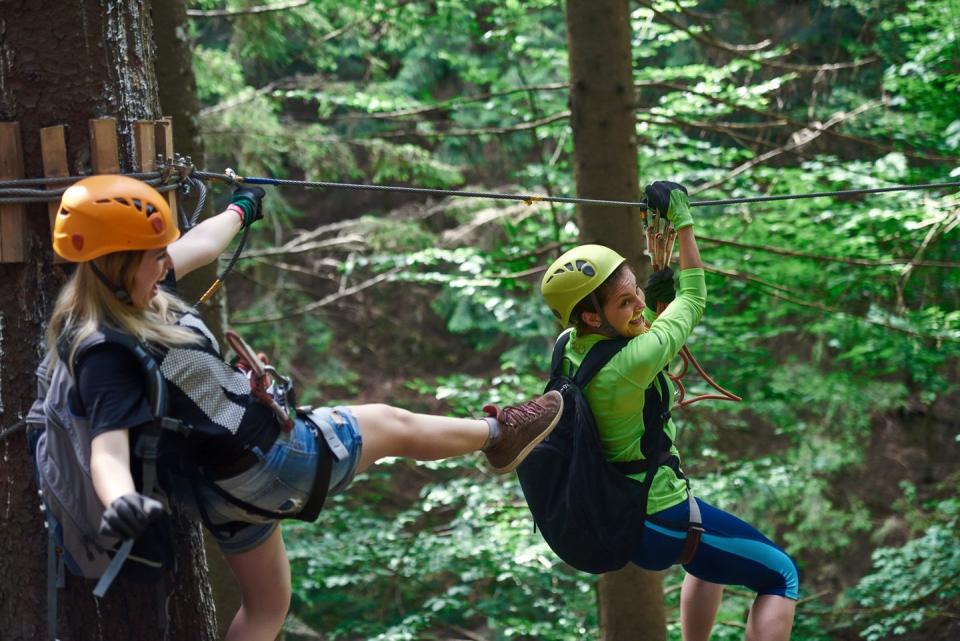 Go ziplining together.