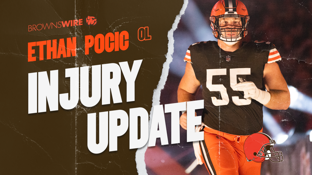 Browns Injury Update: Ethan Pocic out 'weeks' as Hjalte Froholdt to remain  starter at center