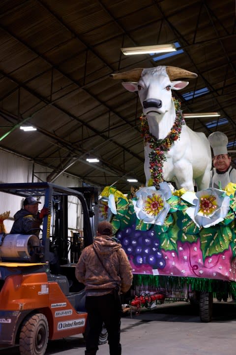 Krewe of Rex parade rolls on Mardi Gras Day, Tuesday, Feb. 13, 2024. (WGNO/Zach Labbe)
