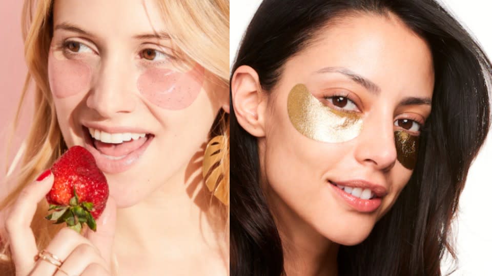 Patchology 5-Pack Serve Chilled Rosé All Day Eye Gels and Wander Beauty Baggage Claim Eye Masks