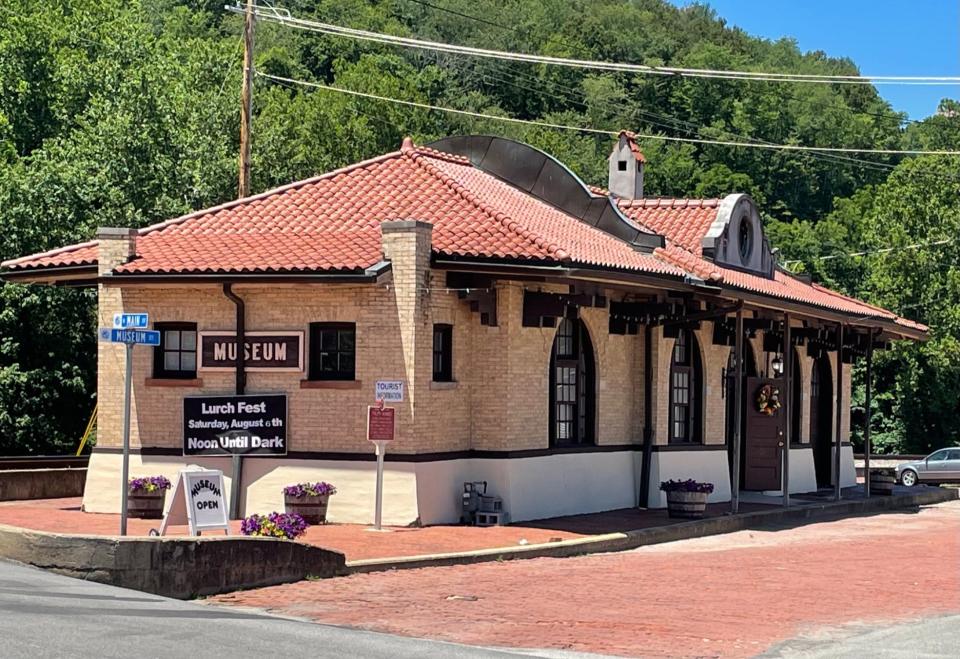 This B&O Railroad depot, built in 1911, is now the Barbour County Historical Museum.