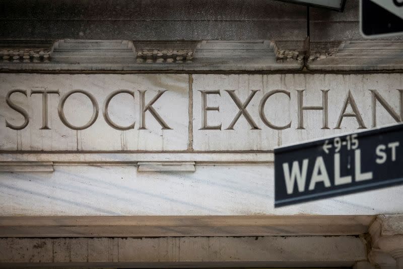 FILE PHOTO: The Wall St entrance to the NYSE is seen in New York