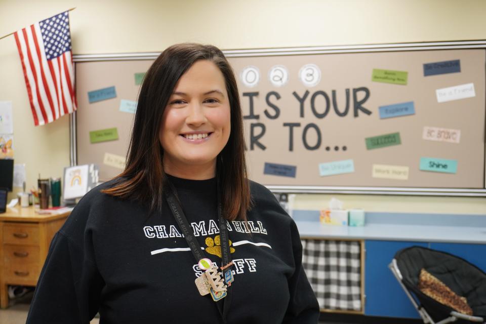 Megan Spickerman is an instructional support assistant at Chapman Hill Elementary School.