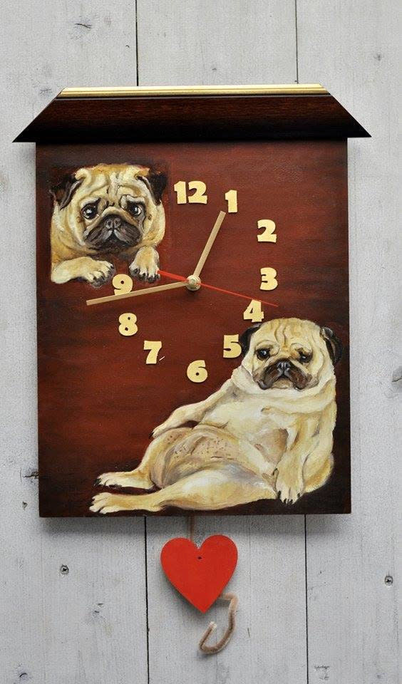 <i>Pug Clock, <a href="https://www.etsy.com/listing/224497830/pug-clock-dog-portrait-original-oil?ga_order=most_relevant&amp;ga_search_type=all&amp;ga_view_type=gallery&amp;ga_search_query=funny%20wall%20clock&amp;ref=sr_gallery_1" target="_blank">$59</a></i>