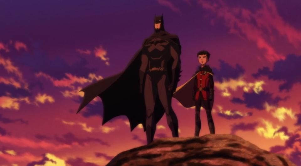 After being visited&nbsp;by an old flame, the daughter of Ra's al Ghul, Batman discovers he has a son. Young Damian is already an incredibly skilled fighter and every bit as stubborn as his old man. The relationship that develops is fun to watch, and seeing Damian don Robin's costume is awesome.<br /><br />(As of publishing, this, too, is currently on Netflix!)