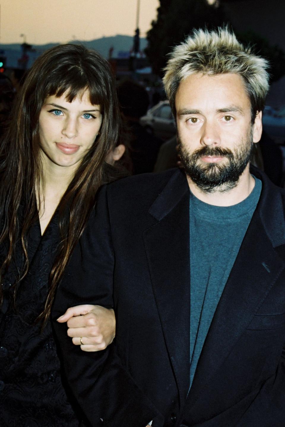 Maïwenn and her former husband Luc Besson in 1995 (Shutterstock)