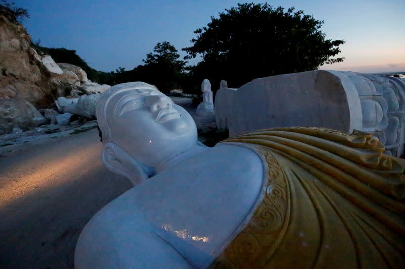 The Wider Image: From statues to toothpaste, the Myanmar village 'blessed' with marble bounty