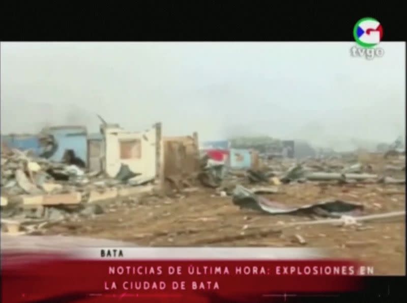 Large explosions hit Equatorial Guinea city of Bata, says local TV