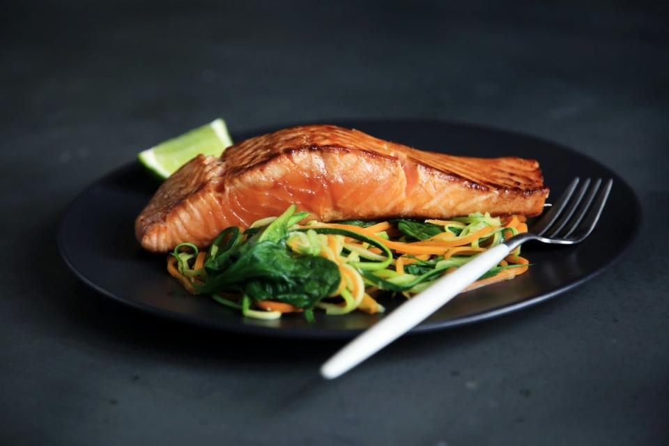 Salmon is a good source of astaxanthin (Unsplash / Caroline Attwood)