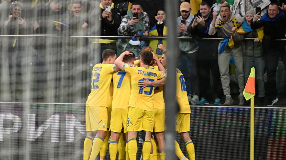 Ukrainian football team. Stock photo: Getty Images