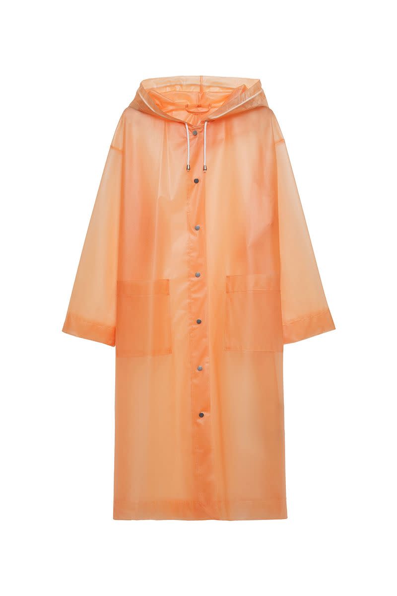 Stand Studio PVC hooded raincoat