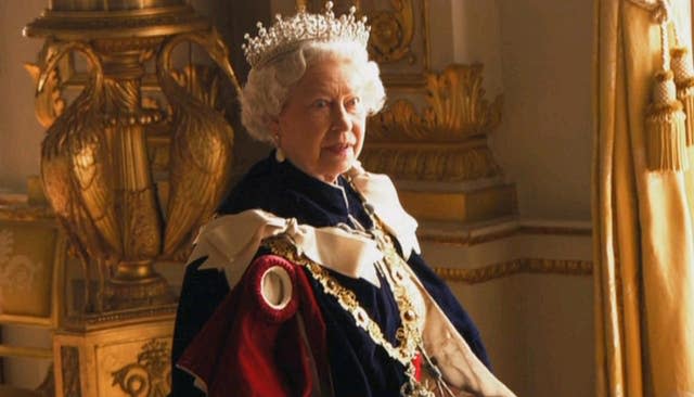 The Queen during the BBC One programme 