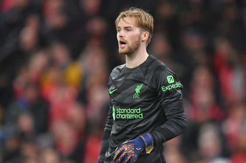 Liverpool goalkeeper Caoimhin Kelleher