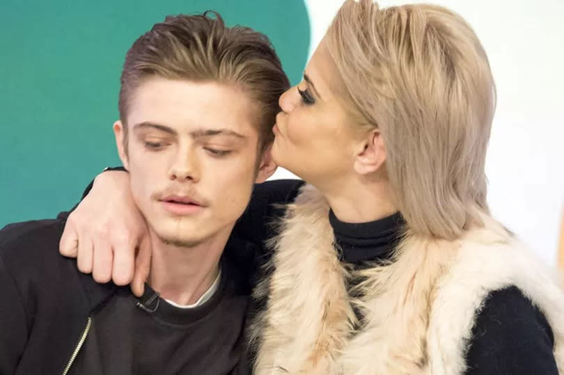 Kai Westbrook with his mother Danniella