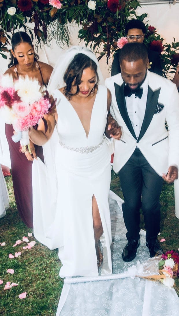 Farrah and Derrin Maxwell, styled by Charlese Antoinette.<p>Photo: Scott Smith/Courtesy of Farrah and Derrin Maxwell</p>