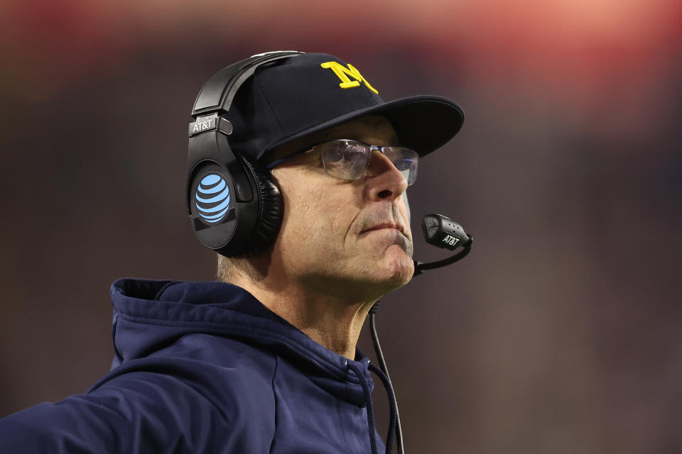 Jim Harbaugh could return to the NFL in 2023. (Photo by Christian Petersen/Getty Images)