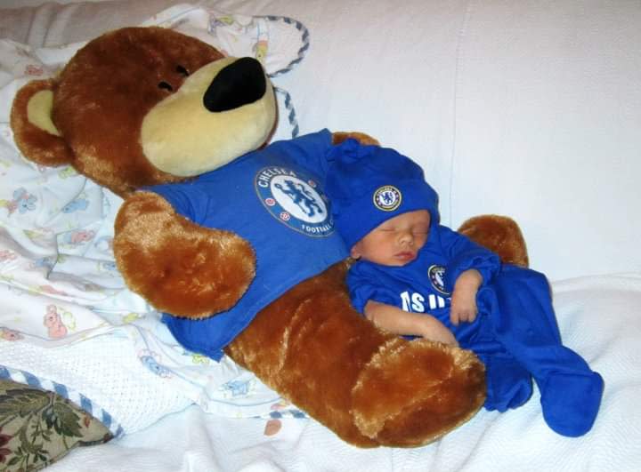 Baby Stamford was born into a family of Chelsea fans. (Collect/PA Real Life)