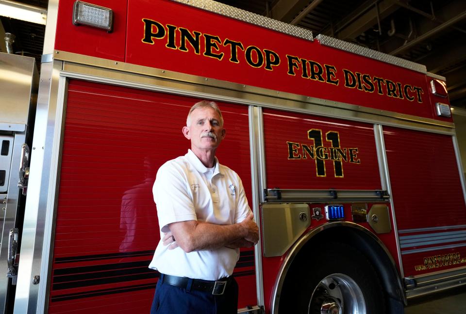 Pinetop Fire Chief Jim Morgan has been working to get more people to prepare their property for the next fire.