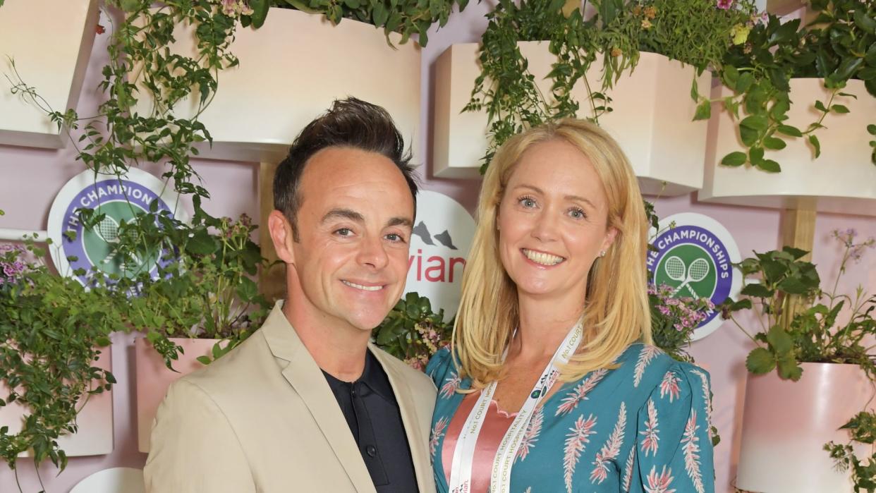 Ant and Anne-Marie smiling at wimbledon 