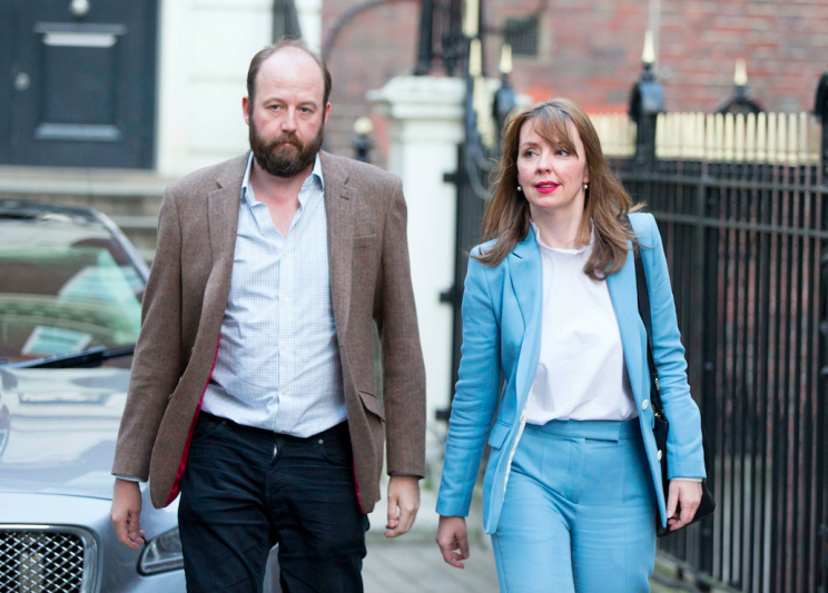 Nick Timothy and Fiona Hill leave Conservative Party HQ after the election campaign (Picture: PA)
