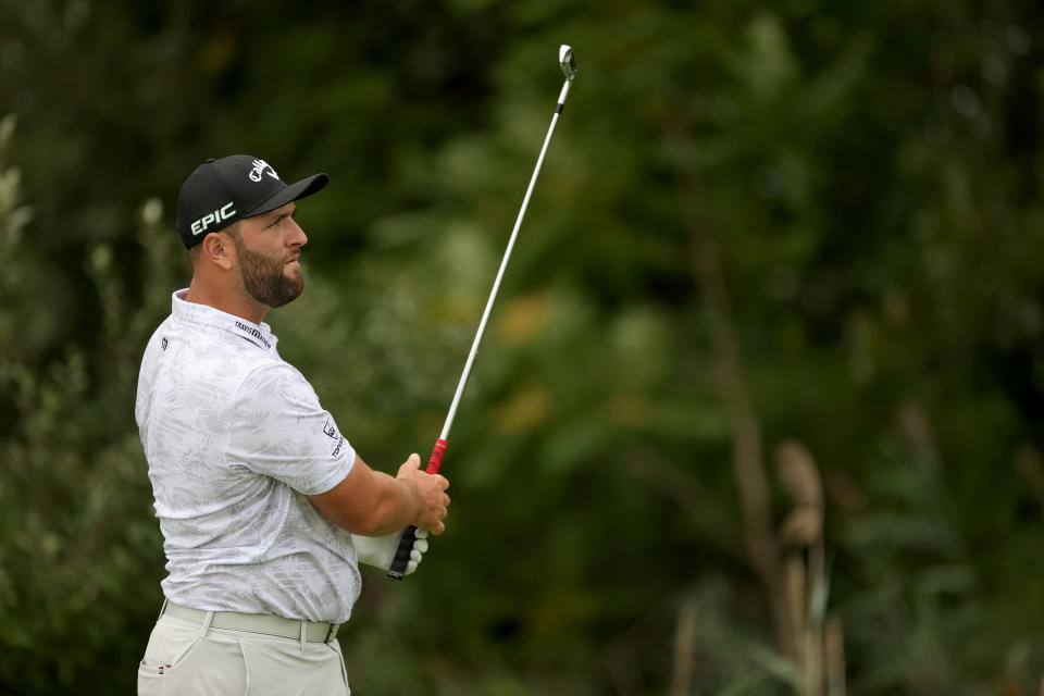 Jon Rahm during the second round of The Northern Trust