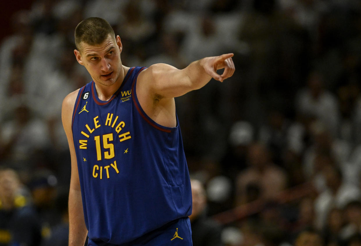When you get the first pick in a fantasy basketball draft, Nikola Jokic is the clear choice. (Photo by AAron Ontiveroz/The Denver Post)