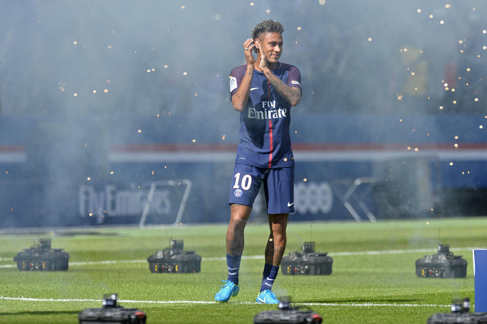 Neymar’s blockbuster signing is one of the capstones to PSG’s evolution into a powerhouse club. (Getty)